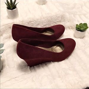 Maroon Wedges